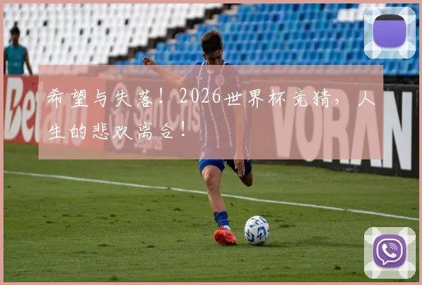 希望与失落!2026世界杯竞猜,人生的悲欢离合!
